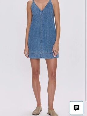 pistola Denim Blue Mini dress